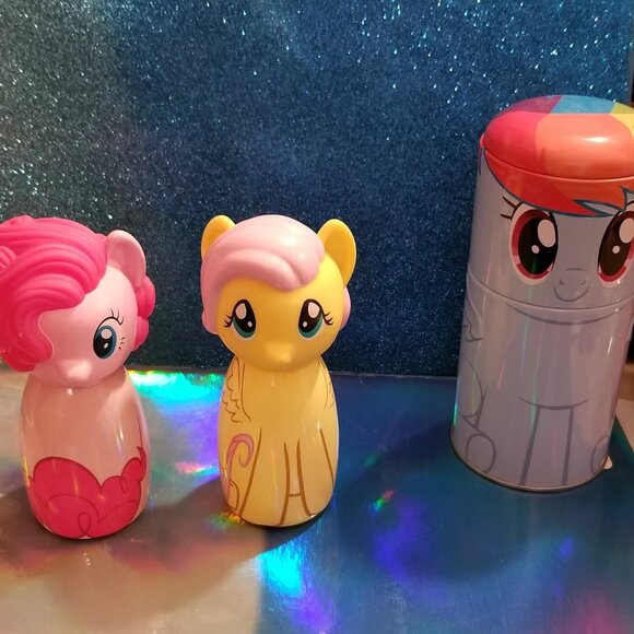 Mlp Container My Little Pony | Toys | My Little Pony Lot Of 3 Refillable Containers ...